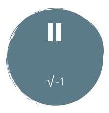 circle with roman numeral 2. formula square root of -1 circle with roman numeral 2. formula square root of -1