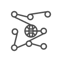 image of connected points